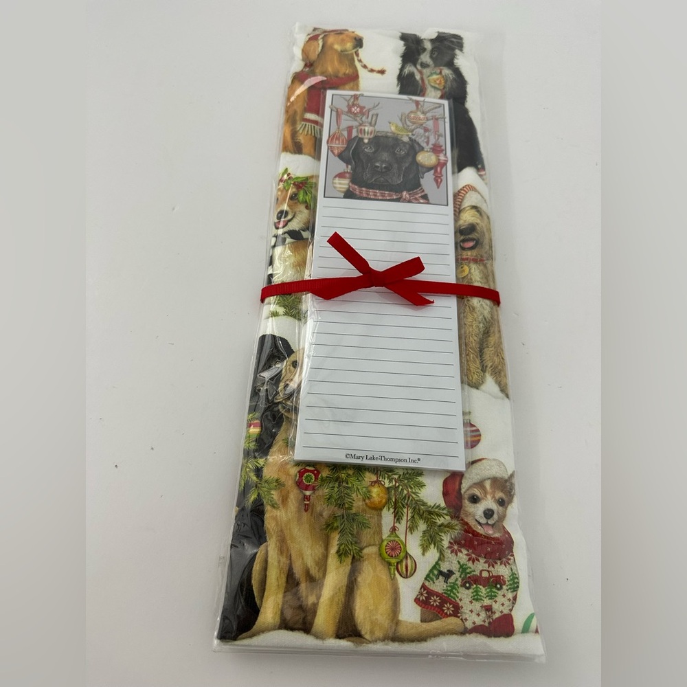 Mary Lake-Thompson Ltd. Notepad & Flour Sack Towel - NWT
